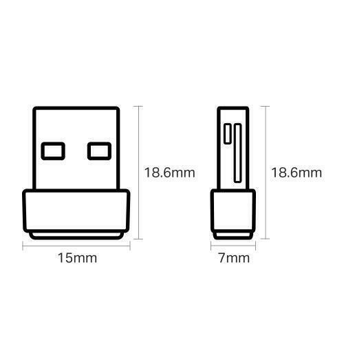 TP-LINK AC600 Archer T2U Nano Wireless USB Adapter - Black in Networking - Image 4
