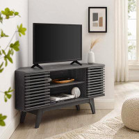 Eve Furniture Render 46" Corner TV Stand In Charcoal