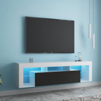 Wrought Studio Led Wall Mounted Floating Tv Stand