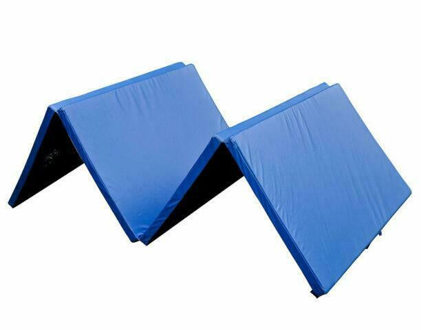 Gym Exercise Mat Aerobics/10' x 4' x 2'' Folding Panel Yoga mat BLUE in Other in Mississauga / Peel Region - Image 3