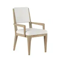 A.R.T. Garrison Upholstered Back Armchair in White