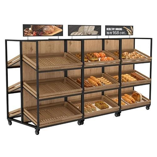 48'' Single Side Wood Bread Rack HBR-3090 in Industrial Kitchen Supplies