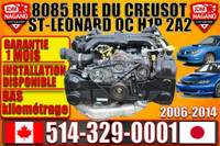 Moteur Subaru Impreza WRX Turbo  2006 2007 2008 2009 2010 2011 2012 2013 2014 WRX Engine EJ255 Motor EJ20X