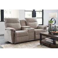 La-Z-Boy Jay Power Reclining Loveseat with Console and Power Headrest and Tempur-Response Seat Cushions