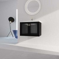 Ebern Designs Arlenis 27.8 Single Bathroom Vanity with Top