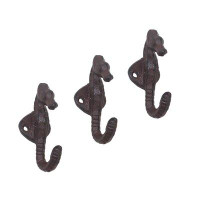 Highland Dunes Wall Hook in Antique Brown