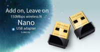 TP-LINK 150Mbps Wireless N Nano USB Adapter - TL-WN725N