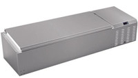 Commercial 46 Topping Rail Countertop Sandwich Prep Table