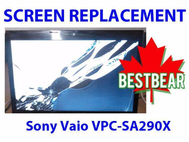 Screen Replacment for Sony Vaio VPC-SA290X Series Laptop in System Components in Markham / York Region