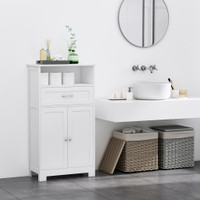 Bathroom Storage Cabinet 23.5"x11.75"x42.75" White