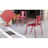 iSiMAR Napoles Stacking Patio Dining Armchair