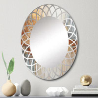 East Urban Home Straussvale - Modern Wall Mirror Oval