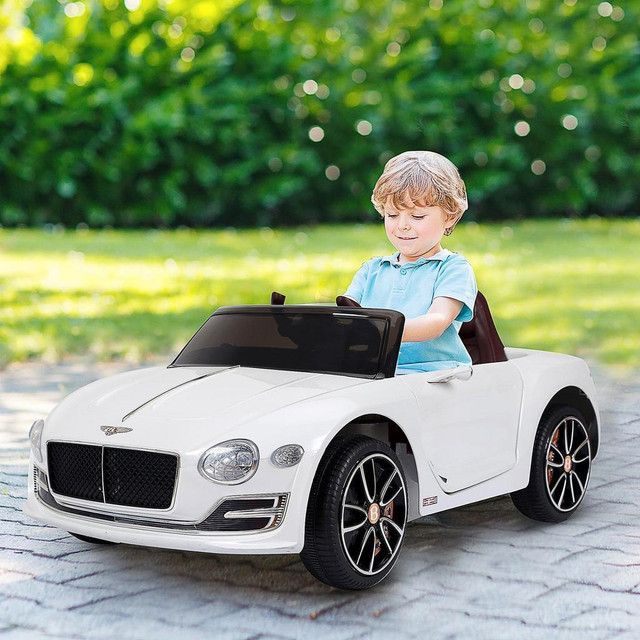 12V RIDE ON CAR LICENSED BENTLEY BATTERY POWERED ELECTRIC VEHICLES W/ PARENT REMOTE CONTROL, 2 SPEED in Toys & Games - Image 4