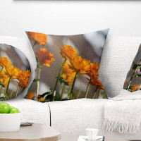 Made in Canada - East Urban Home Attractive Small Flowers Pillow