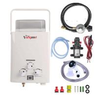 NEW 6L PORTABLE TANKLESS HOT WATER HEATER KIT 4112022