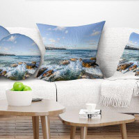 East Urban Home Waves in Bondi Beach Pillow