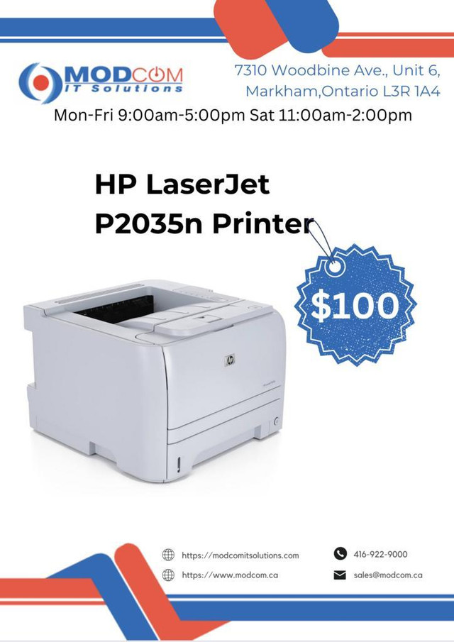 HP LaserJet P2035n Printer For SALE!!! in Printers, Scanners & Fax