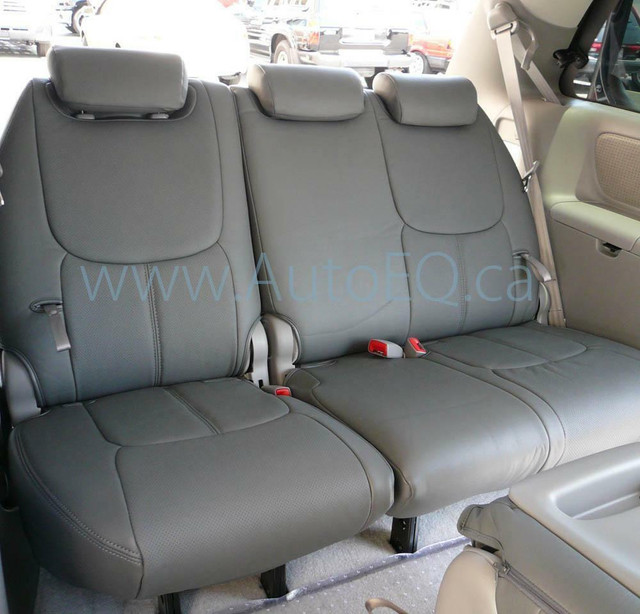 Clazzio Synthetic Leather Seat Covers (3 Rows) | 2011-2023 Toyota Sienna Minivan in Other Parts & Accessories - Image 3
