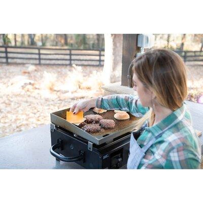 Razor Griddle Razor Griddle GGT2160M 19 Inch Portable 1 Burner LP Propane Gas Grill, Stainless Steel in Other