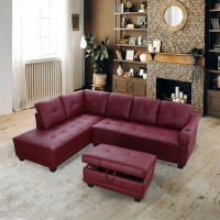 Ebern Designs Ariany 3 - Piece Upholstered Sectional