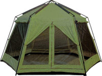 New - PORTABLE SCREEN HOUSE GAZEBO TENT WITH RAIN FLAPS - Enjoy your family picnic without those nasty insect bites !!