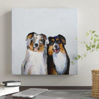 Winston Porter Best Friend - Border Collies by Cathy Walters - Print
