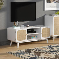 Bay Isle Home™ Seavy Tv Stand And 2 - Pieces Of Side Tables