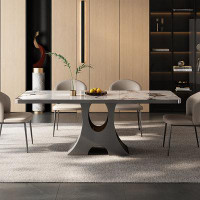 STAR BANNER Italian rock board table high-end modern light luxury home rectangular home dining table