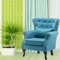 Rosdorf Park 30'' Wide Tufted Wingback Chair