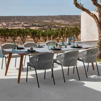 GEMEZO Villa garden terrace patio dining table set — Outdoor Tables & Table Components: From $99