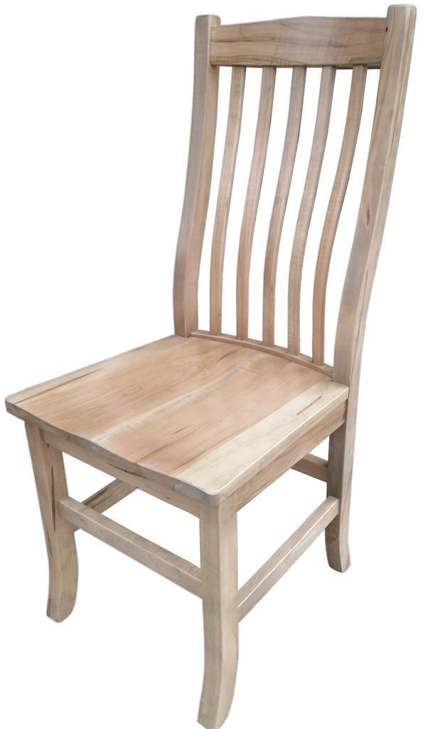 Custom Handcrafted Maple Oak Ladder Back Mission Solid Wood Dining Chair Kits for Your DIY Project in Chairs & Recliners