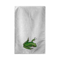 August Grove Barbe Treefrog Beach Towel