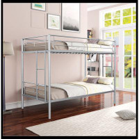 Isabelle & Max™ Metal Twin Over Twin Bunk Bed/ Heavy-Duty Sturdy Metal