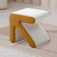 Latitude Run® Solid + Manufactured Wood Accent Stool