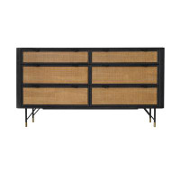 Beachcrest Home Indianola 4 Drawer 61'' W Solid Wood Dresser