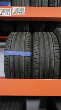 275 45 20 2 Michelin PilotSport Used A/S Tires With 90% Tread Left