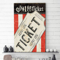 Made in Canada - Ivy Bronx Movie Ticket - Wrapped Canvas Print