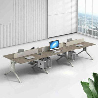 WIKI BOARD 6- Person Benching Workstation  With 6 Chair
