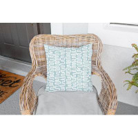 Ivy Bronx ZIP BLUE Outdoor Pillow By Latitude Run®