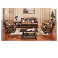 Furniture Superstores Oakman Leather Sleeper Sofa Set