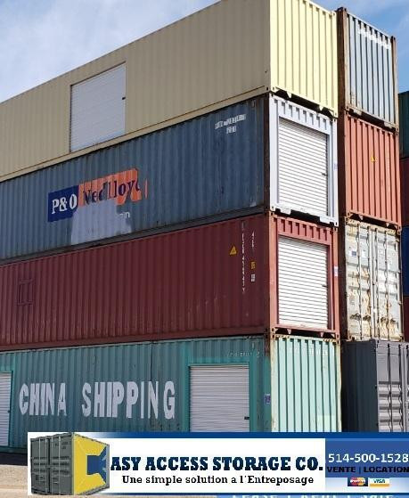 Conteneur dentreposage domestique | Conteneur Maritime export | Portable Containers in Storage Containers in Québec - Image 2