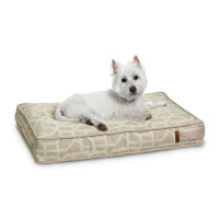 Tucker Murphy Pet™ Courney Biscuit Beige Plush Lounger Dog Bed with Eco Friendly Fabric