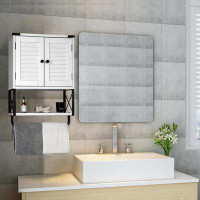 Latitude Run® Bathroom Medicine Wall Cabinet, Bathroom Hanging Storage Cabinets