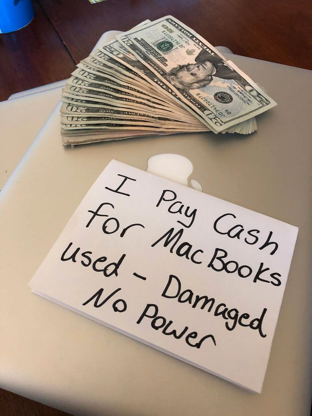 We Buy MacBooks and Laptops.....Same day Cash guaranteed in Laptops in Mississauga / Peel Region