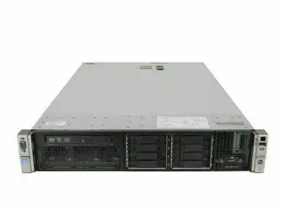 HP Proliant Generation 8 (Gen8) DL380p 2U Server Form Factor 8x2.5" SFF Drives p420i Raid Controller...