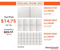 Save over 30% on Radar Illusion Ceiling Tiles