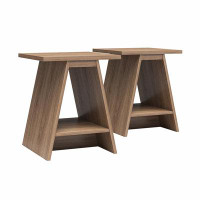 Ebern Designs Danton Open End Table Set with Storage
