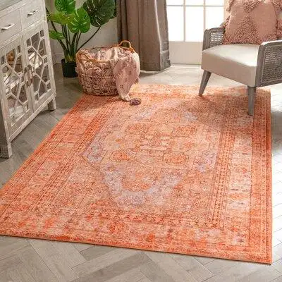 Area Rugs Clearance Up To 80% OFF The machine-washable rug combines contemporary colours an elegant...
