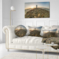 Made in Canada - East Urban Home Lighthouse Windmill Stawa Mlyny Seascape Pillow