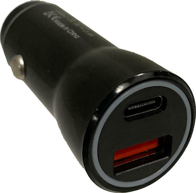 PDI ACCESSORIES® USB-C AND USB-A DUAL CHARGER FOR YOUR CAR -- Plugs in easily! in General Electronics